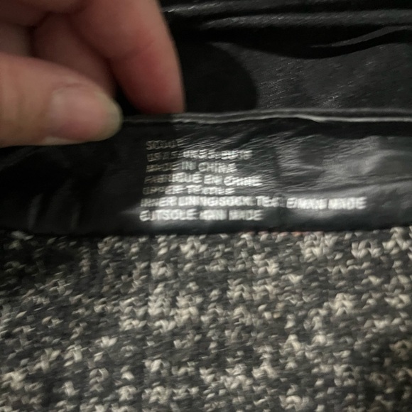 ⚡️⚡️⚡️Shoe Dazzle Black Lace Up Boots with Metal Eyelets - Picture 6 of 7